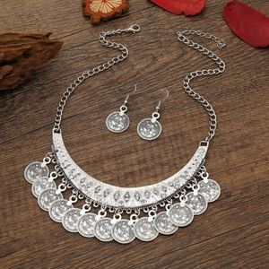 Oxidized beautiful Bollywood necklace and earring set